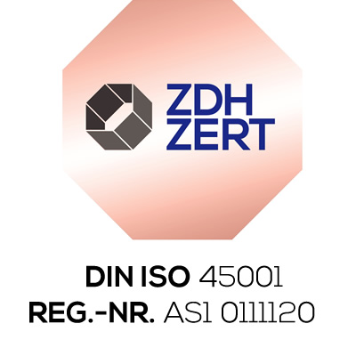 ZDH ZERT DIN EN ISO 45001