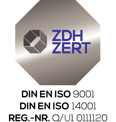 ZDH ZERT DIN EN ISO 9001 14001