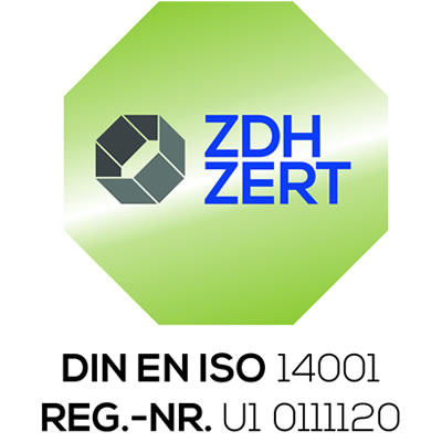 ZDH ZERT DIN EN ISO 14001
